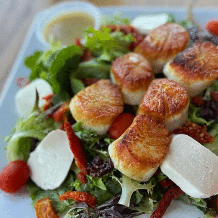 pan-seared-scallops-over-salad
